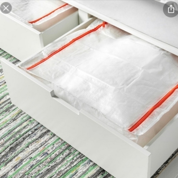 IKEA PÄRKLA  Set of Four (4) IKEA Roomy Zip  Storage Cases  22" X 19" X 7" NWT - Picture 5 of 8